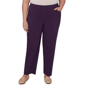 Plus Size Alfred Dunner Classics Colored Pants - Short Length