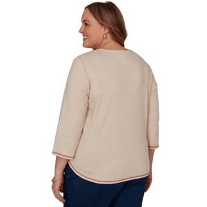 Plus Size Alfred Dunner Classics Scarecrow Family Blouse alternate view