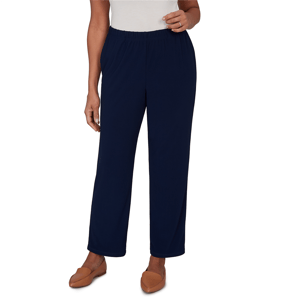 Petite Alfred Dunner Classics Crepe Pants - Short Length