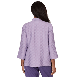 Womens Alfred Dunner Grand Bazaar Square Button Front Blouse alternate view