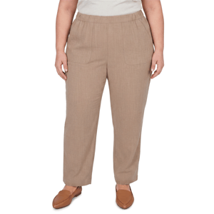 Plus Size Alfred Dunner Grand Bazaar Pull On Pants - Short Length