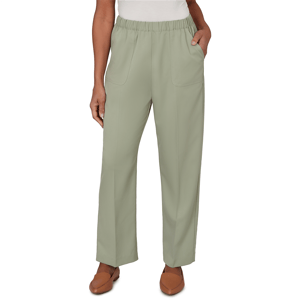 Womens Alfred Dunner Twill Pants - Short Length