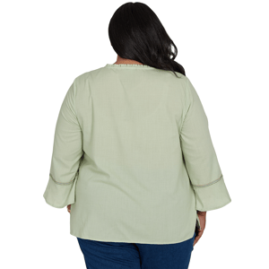 Plus Size Alfred Dunner Floral Embroidery Blouse alternate view