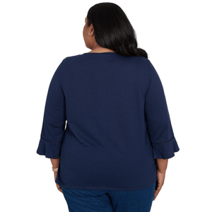 Plus Size Alfred Dunner Floral Embroidery Blouse alternate view