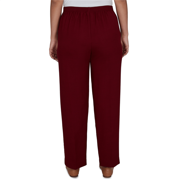 Womens Alfred Dunner Union Square Pull On Pants - Short Length alternate view