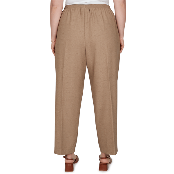 Plus Size Alfred Dunner Union Square Woven Pants - Short Length alternate view