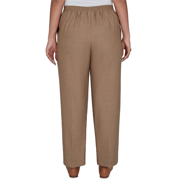 Petite Alfred Dunner Union Square Woven Pants - Short Length alternate view