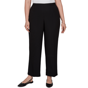 Plus Size Alfred Dunner Dinner Theater Casual Pants -Short Length