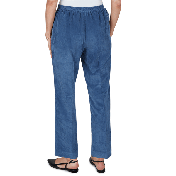 Womens Alfred Dunner Sunset Ridge Corduroy Pants - Short alternate view