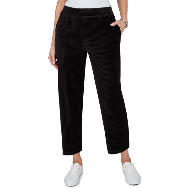 Womens Alfred Dunner Weekend Warrior Pull On Velour Pants