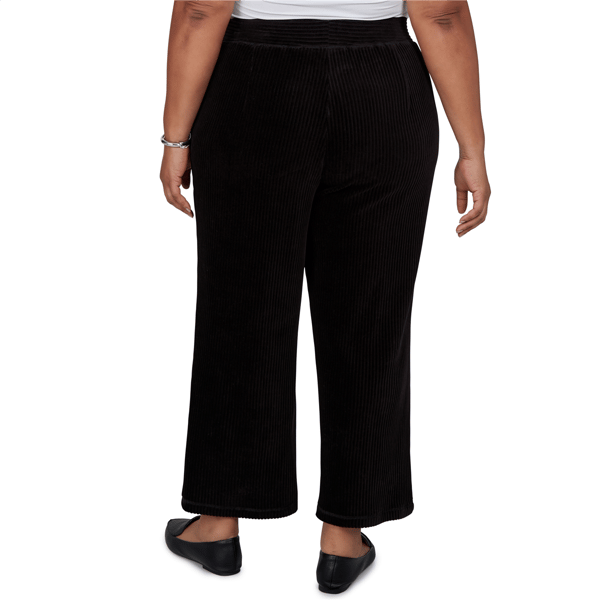 Plus Size Alfred Dunner Weekend Warrior Pull On Velour Pants alternate view