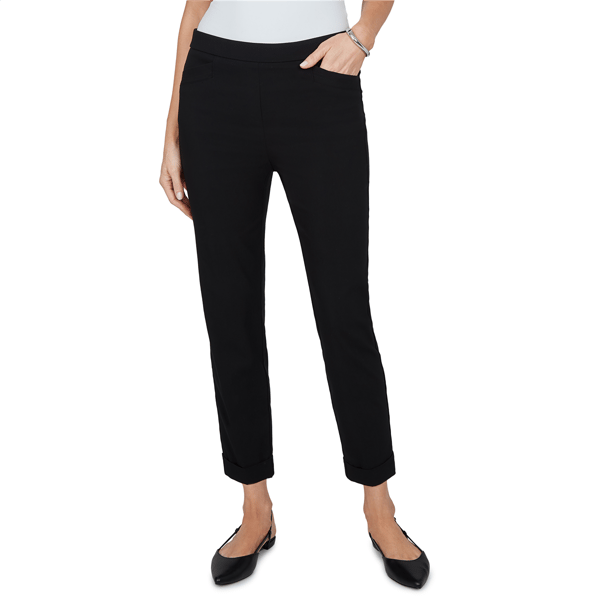 Petite Alfred Dunner Cityscape Millennium Slim Ankle Pants