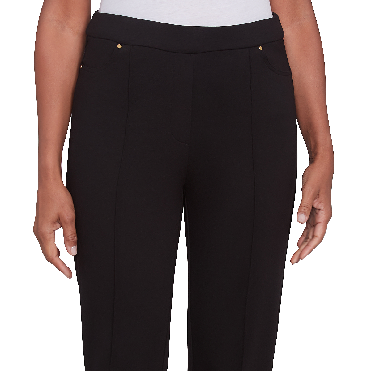 Womens Alfred Dunner Romancing The Stone Average Ponte Pants