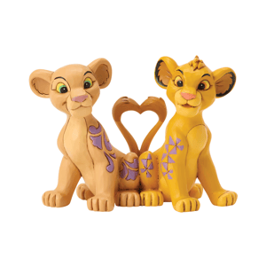 Jim Shore Disney Traditions Simba & Nala Heart Tails Figurine