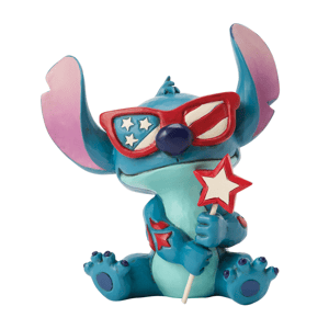 Jim Shore Disney Traditions Stitch Patriotic Mini Figurine