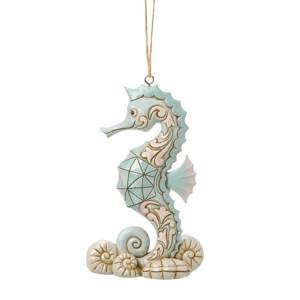 Jim Shore Heartwood Creek Sea Horse Hanging Christmas Ornament