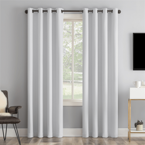 Sun Zero Tresello 100% Blackout Grommet Curtain Panel