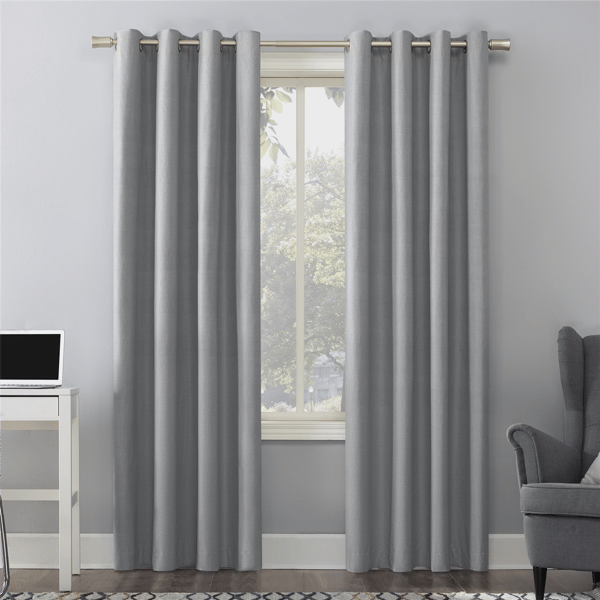 Sun Zero Cameron 100% Blackout Grommet Curtain Panel