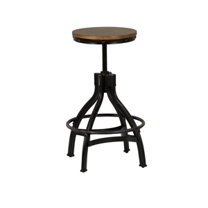 Linon Home Decor Hawkford Adjustable Height Stool - Set of 2