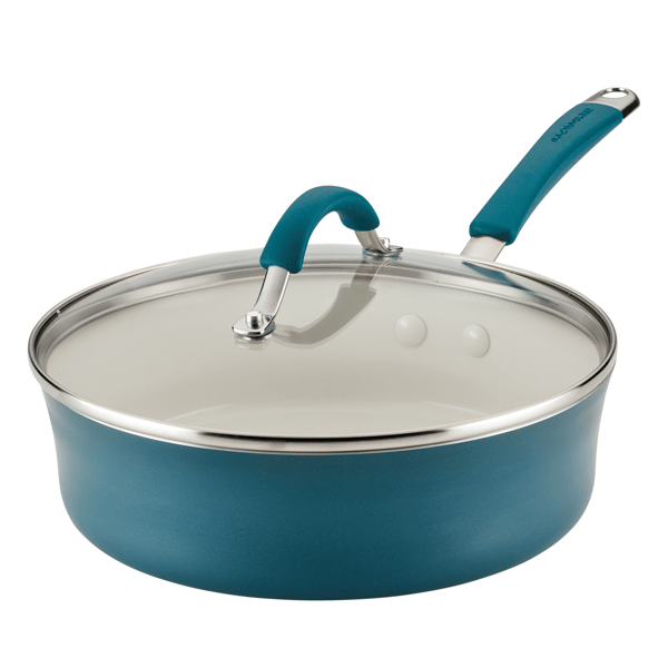 Rachael Ray Cucina Ceramic 3qrt. Nonstick Saute Pan with Lid