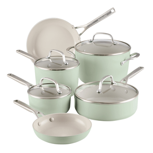 KitchenAid(R) Hard-Anodized 10pc. Ceramic Induction Cookware Set