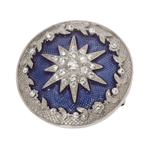 Symbols of Faith Enamel Star of Bethlehem Pin - Blue
