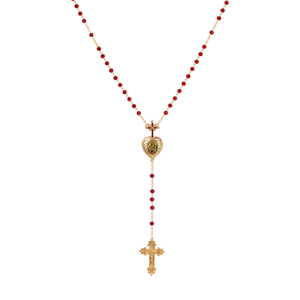Symbols of Faith Our Lady of Guadalupe Decal Bead Chain Rosary