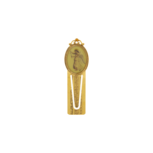 Symbols of Faith Gold-Tone Annunciation Angel Bookmark