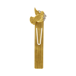 Symbols of Faith Gold-Tone Messenger of Peace Dove Bookmark