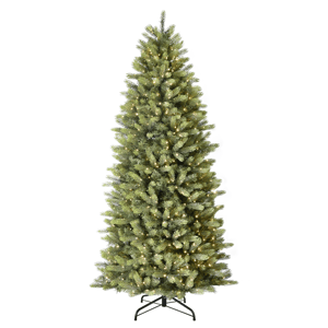 Puleo International 7.5ft. Pre-Lit Kensington Fir Christmas Tree