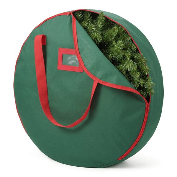 Puleo International 24in. Christmas Artificial Wreath Storage Bag