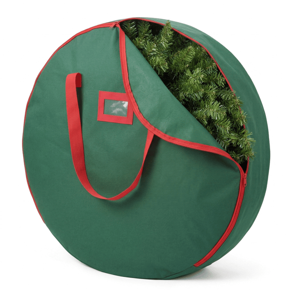 Puleo International 30in. Christmas Artificial Wreath Storage Bag