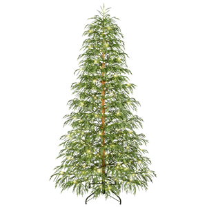 Puleo International 7.5ft. Pre-Lit LED Norfolk Fir Christmas Tree