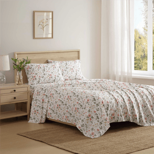 Laura Ashley(R) Meadow Floral Percale Sheet Set alternate view