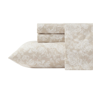 Laura Ashley(R) Meredith Percale Sheet Set