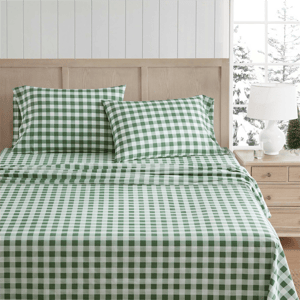 Martha Stewart Madison Gingham Sheet Set