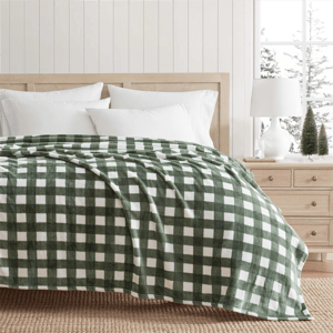 Martha Stewart Madison Gingham Throw