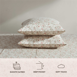 Laura Ashley(R) Bonnie Cotton Sateen Sheet Set alternate view