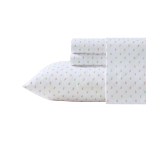 Laura Ashley(R) Kids Wood Violet Floral Sheet Set