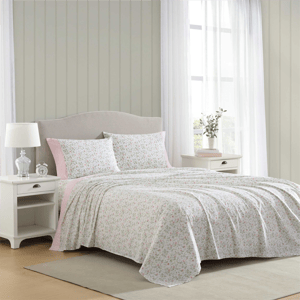 Laura Ashley(R) Bonnie Cotton Percale Sheet Set alternate view