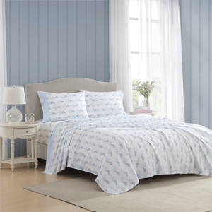 Laura Ashley(R) Floral Ribbon Percale Sheet Set alternate view