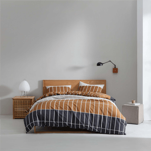 Marimekko Tiiliskivi Raita Cotton Duvet Cover Set