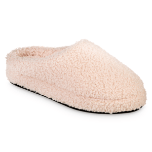 Womens Isotoner Berber Fiona Hoodback Slip On Slippers