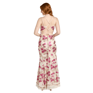 Juniors Morgan & Co. Floral Sequin Sheath Dress alternate view