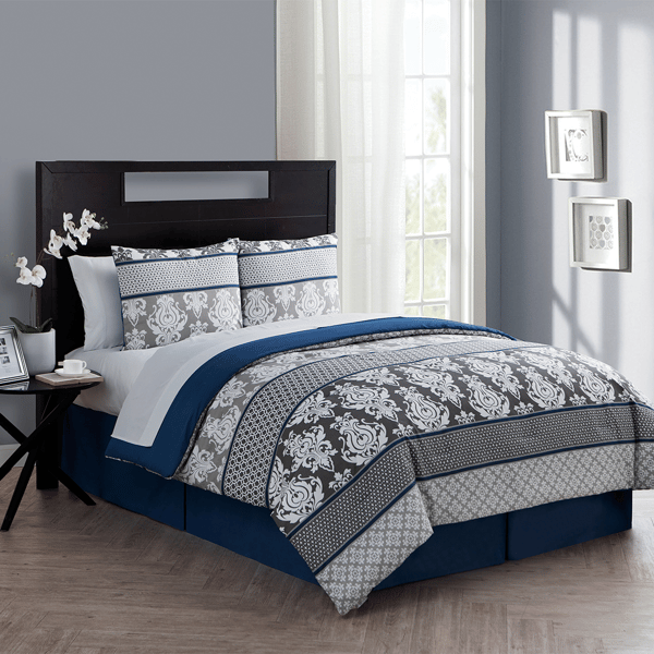 VCNY Home Beckham 8pc. Reversible Bed-in-a-Bag Comforter Set alternate view
