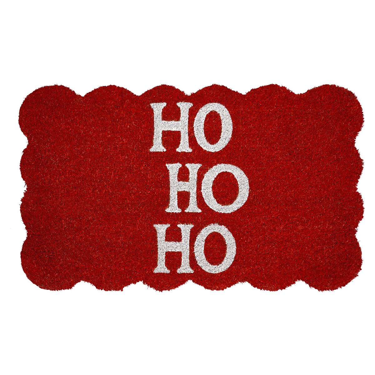 Hallmarkoliday Outdoor Coir Doormat, 18" x 30" - Red