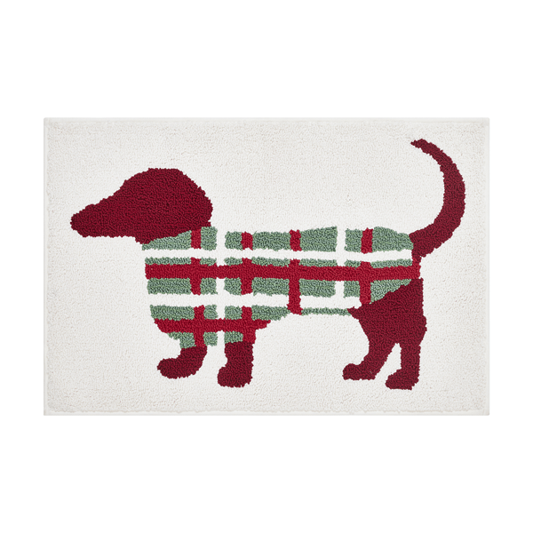 Hallmark Holiday Dog Tufted 20x30 Bath Rug