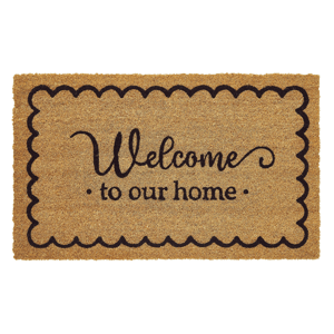 VCNY Home Welcome to Our Home Outdoor Coir Doormat