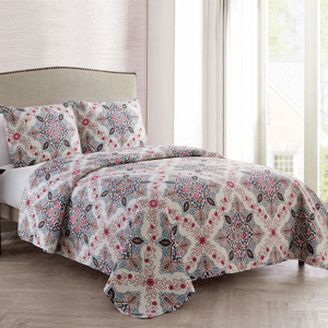 VCNY Home Wyndham 3pc. Medallion Quilt Set alternate view