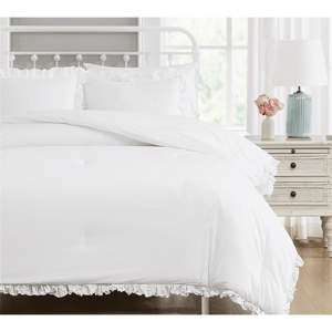 The Farmhouse by Rachel Ashwell Ruffled Cotton 3pc. Comforter Set